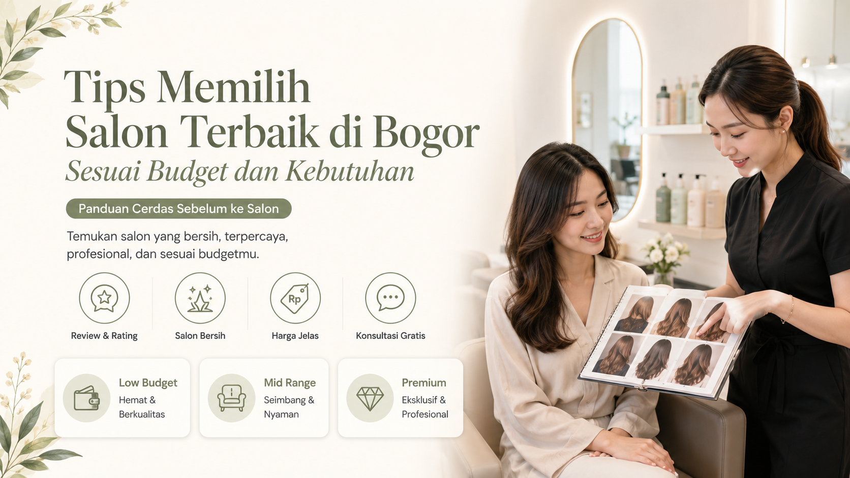 Tips Memilih Salon Terbaik di Bogor Sesuai Budget dan Kebutuhan